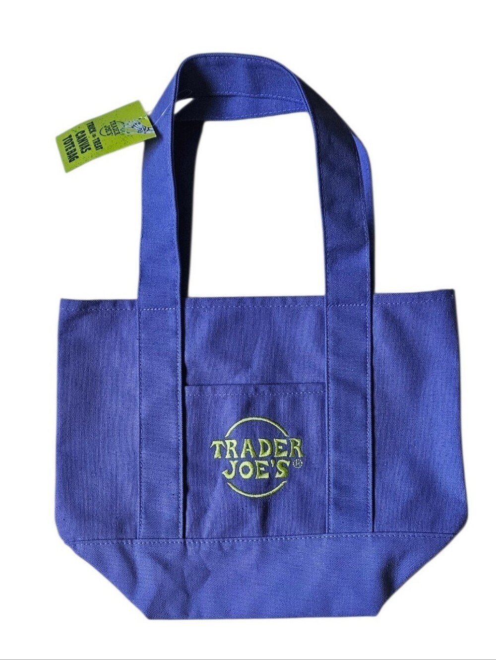 Trader Joe's Purple Canvas Tote
